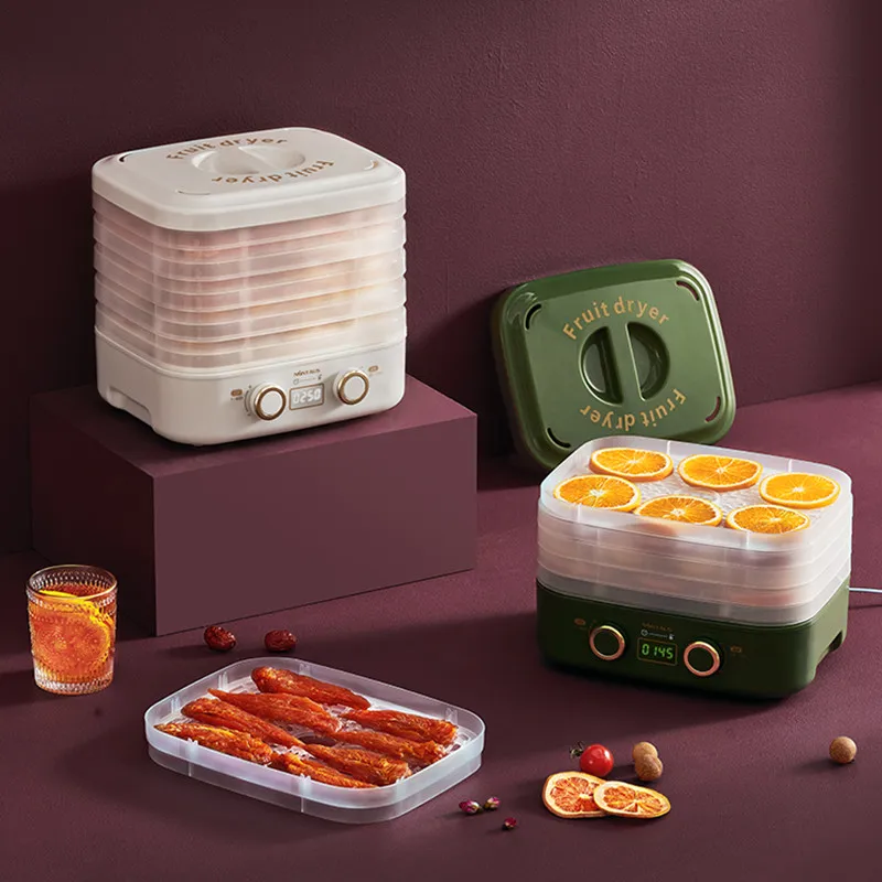 Food dehydrator Dried fruit machine Fruit and vegetable dryer Pet snacks Five-layer capacity 48 hours timer | Бытовая техника