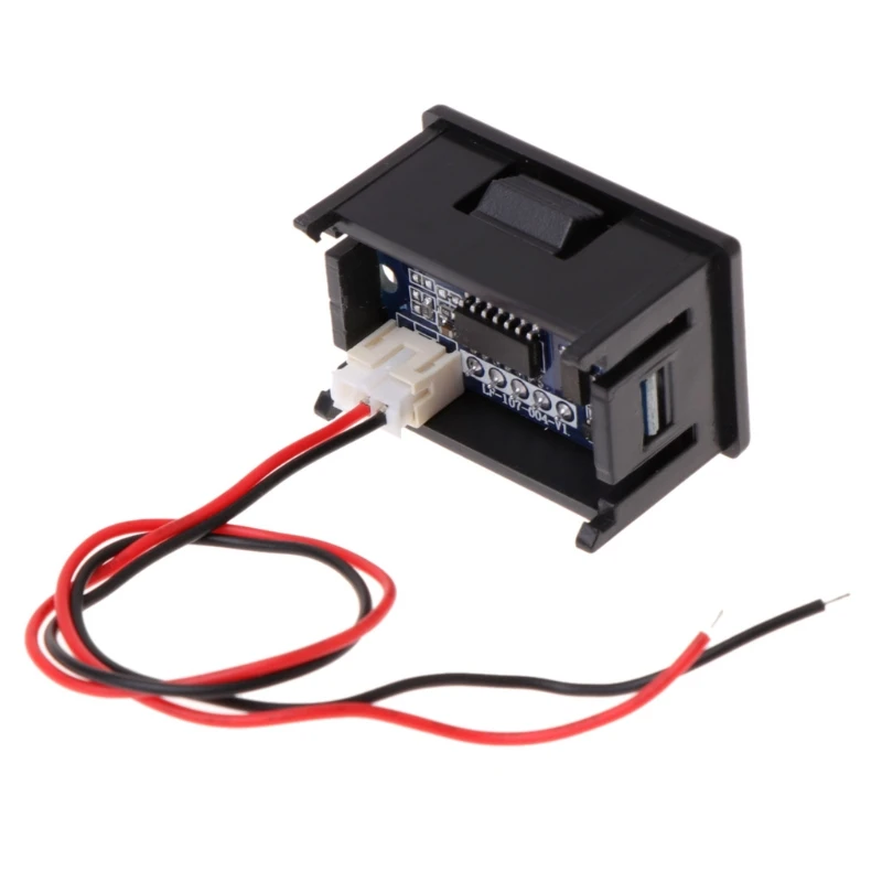 

DC 2.4V-30V 2Wires Voltmeter Mini 0.36" Digital Voltage Gauge Meter for Auto Car