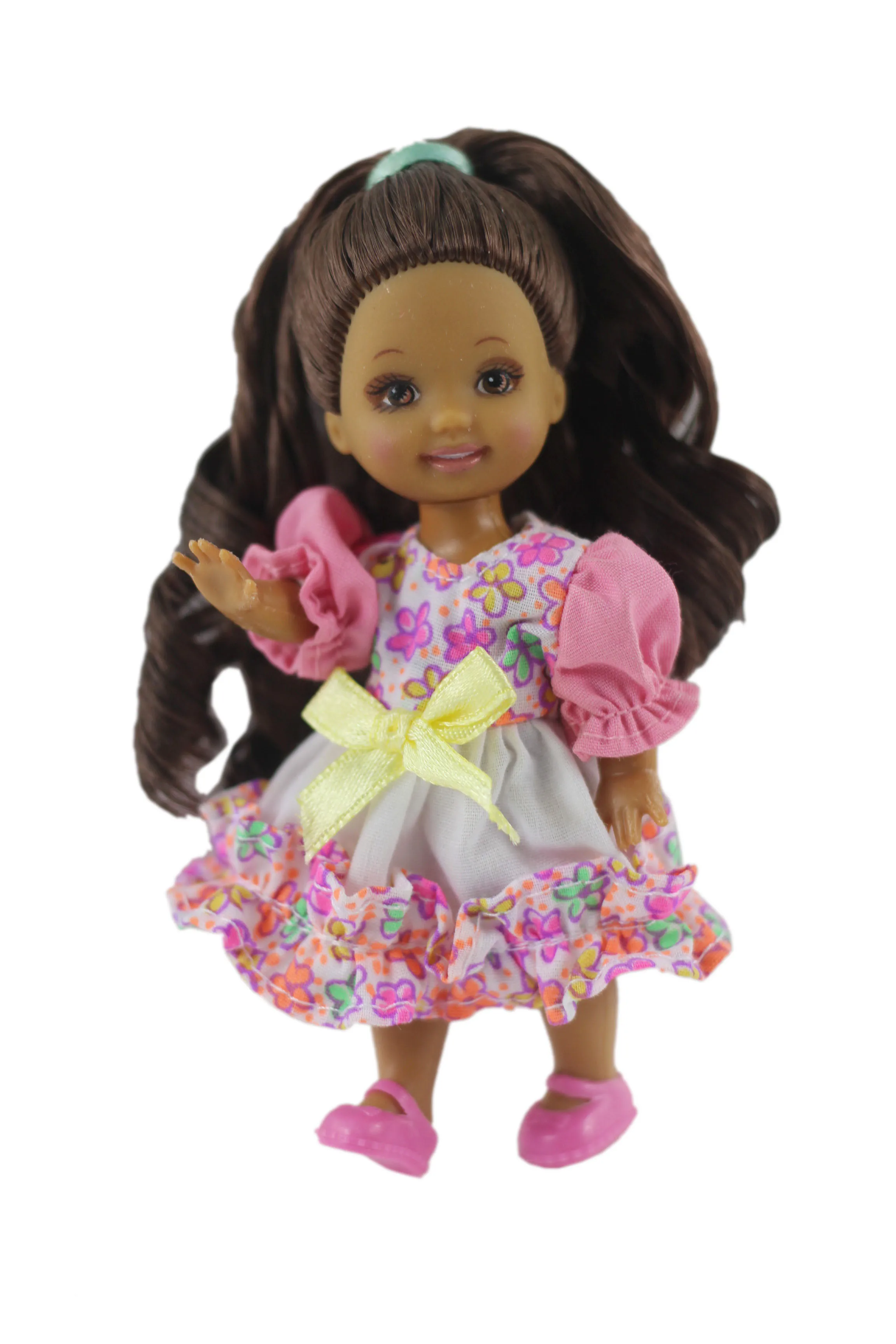 NK одна штука Милая Мини кукла платье Повседневная одежда Одежда для Барби