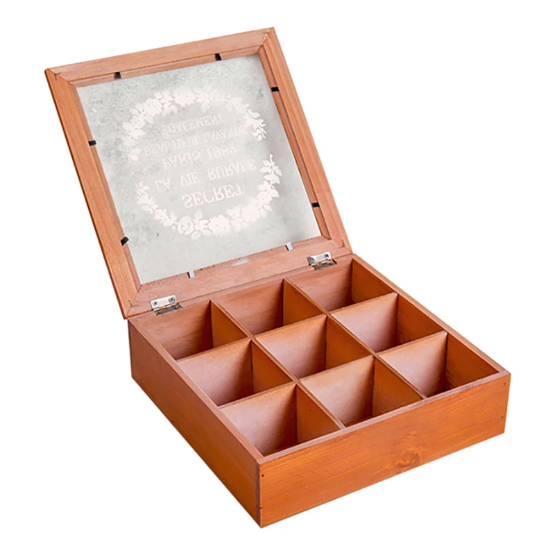 

Rings Case Wooden Jewelry Box Earrings Necklace Dressing Table Bedroom Space Saving Display Multi Compartments