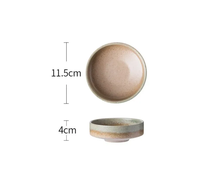 4.5 inch-2 Креативная керамическая чаша Бытовая 4,5 дюймов миски для риса 8 дюймов керамическая миска для супа посуда пиалы для лапши рамен для кухонных принадлежностей - Цвет: 4.5 inch-2