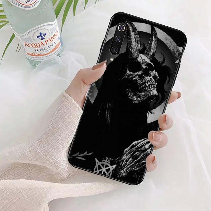 

Yinuoda dark Devil Satan symbol Phone Case for Xiaomi mi 9 8 10 5 6 lite F1 SE Max 3 2 mix 2s