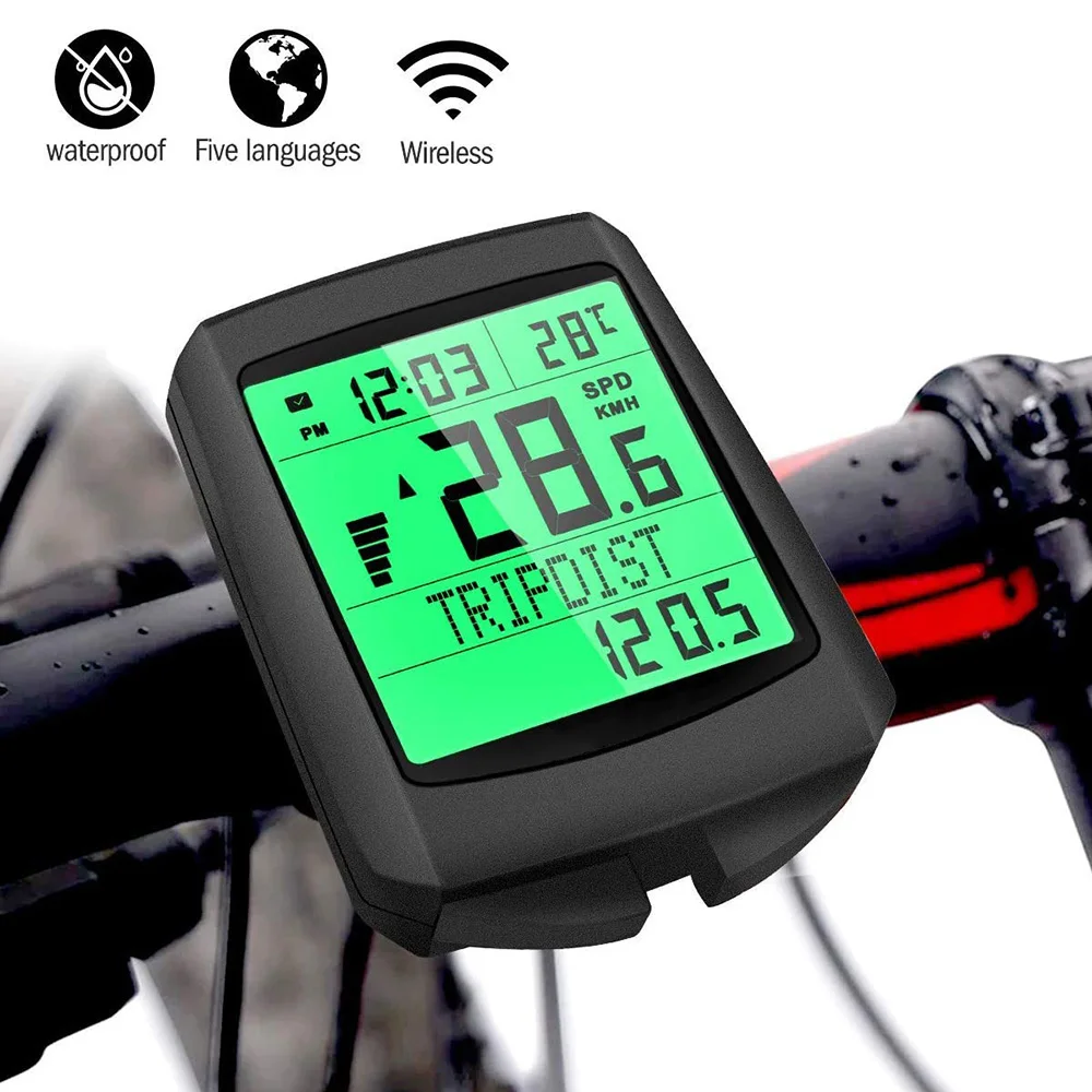 

For Xiaomi Bicycle Multifunction Bike Computer Luminous Odometer LCD Display Digital Wireless Speed Meter Cycling Speedometer