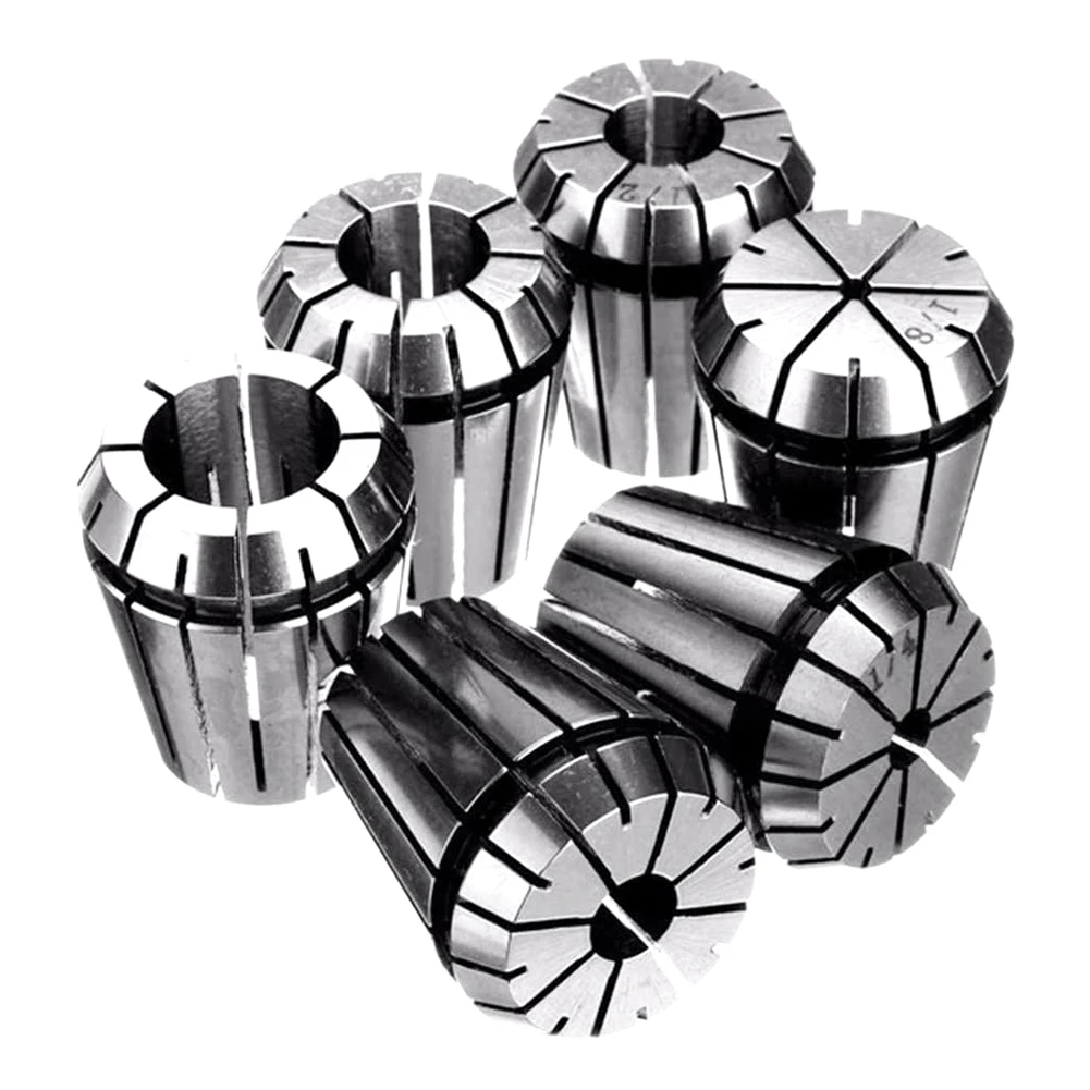 Набор прецизионных пружинных цанг ER32 6 шт. Цанга зажимного Патрона от 1/8 до 3/4