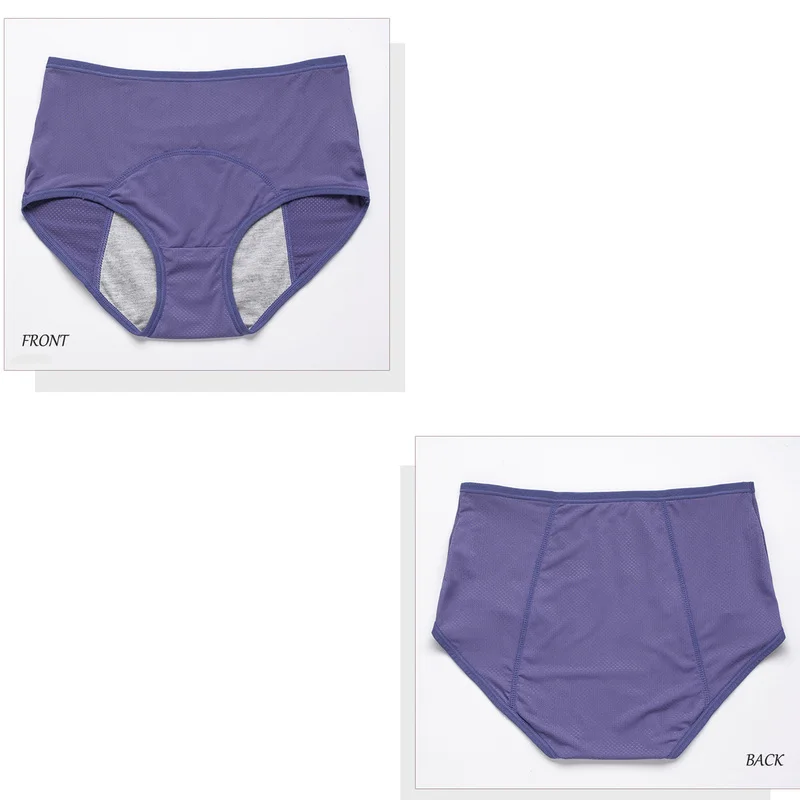 Гигиенические трусики размера плюс периодом нижнего белья с защитой от