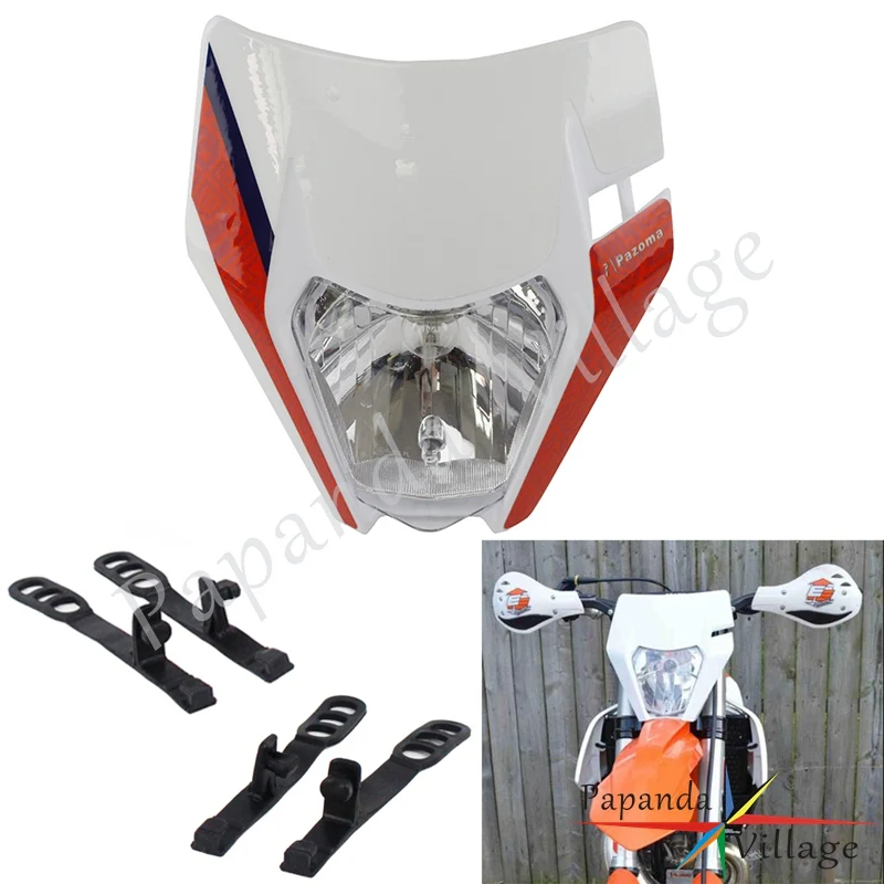 

Motocross Dirt Bike Headlight Motorcycle Headlamp Mask For EXC SX SXS EXCF XCW SMR 65 125 150 200 250 300 350 450 500 525