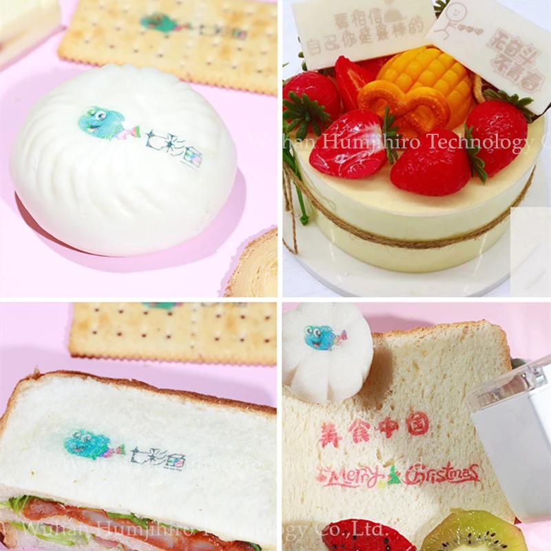 В наличии съедобный чернильный Mbrush принтер Мобильный цветной ручной кофейный