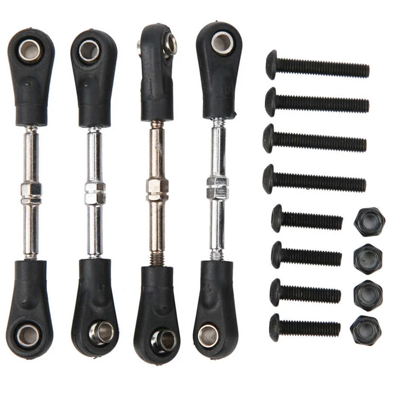 

4 шт. Тяговый стержень для рулевого сервопривода для внедорожника 1/10 RC багги (Himoto LRP Tamiya VRX Losi Redcat Arrma)