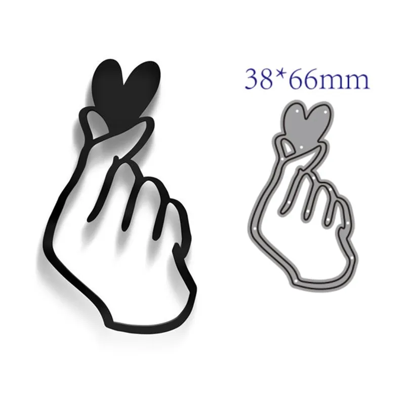 Металлические режущие штампы формы для украшения пальцев скрапбукинга