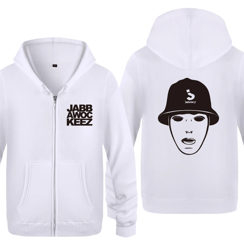 Новая Крутая толстовка Jabbawockeez модные мужские флисовые куртки на молнии с длинным