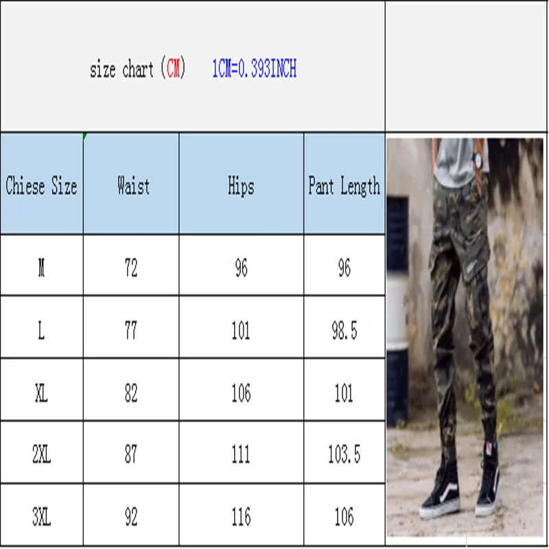 

Men's Camouflage Jogger Cargo Pants Multi Pocket Slim Fit Comfortable Long Trousers Hip Hop Streetwear Cotton Casual Pants P0220