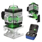 4D 16 линий лазерный уровень 3  самонивелирующийся функция Вертикальная Горизонтальная косая Линия Профессиональный зеленый лазерный инструмент уровня