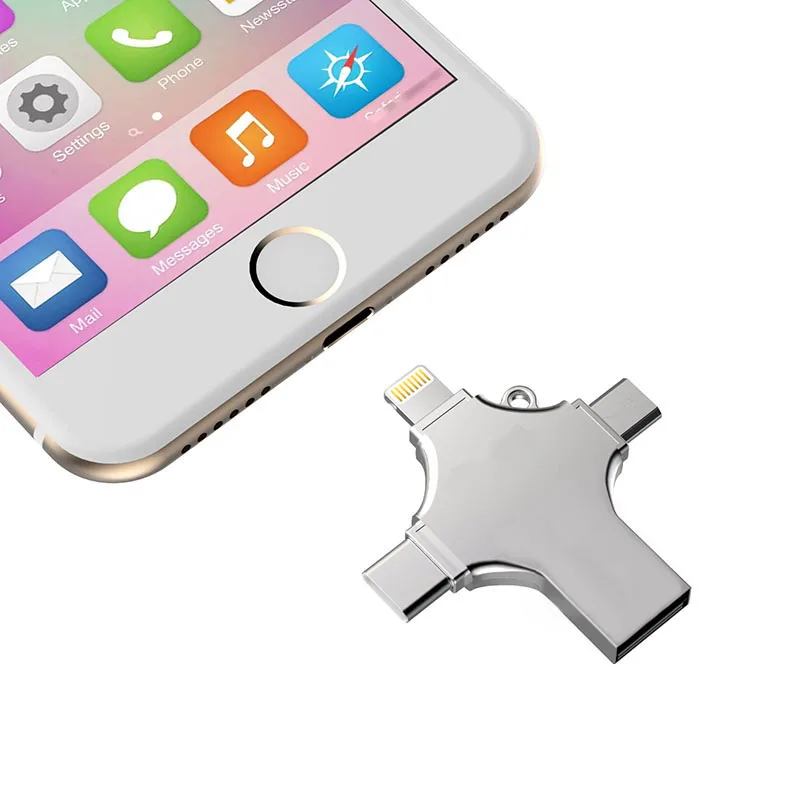 Pendrive 3 0 128 ГБ Usb флэш память 256 USB C Тип смартфон Micro otg флеш накопитель для iPhone IOS
