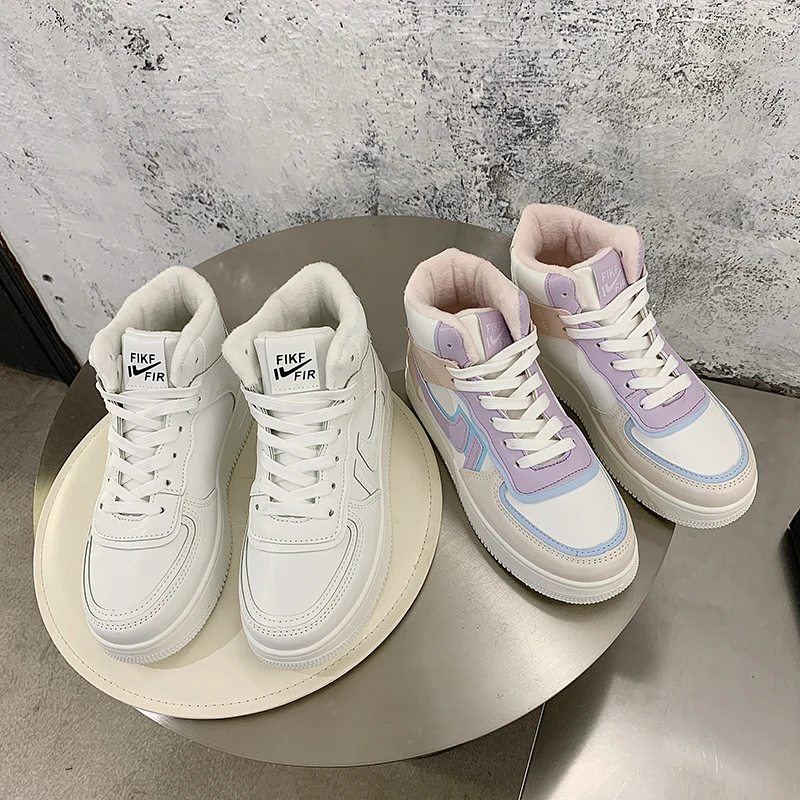 

2021 Women Sneakers White Tennis Women Shoes Canvas Slip on Female Row Shoes Platform Flats Casual Ladies Vulcanize Shoes