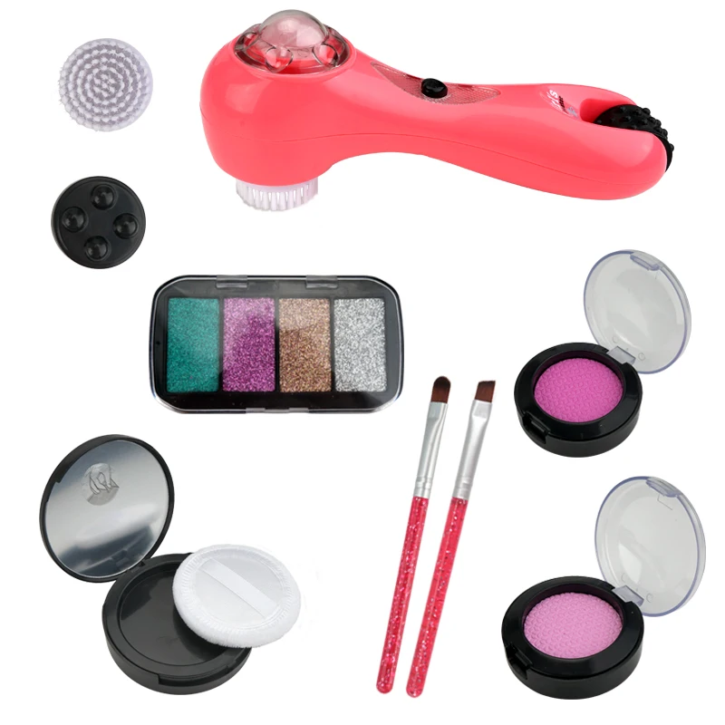 

Girl Toy Cosmetic Sets Princess Lipstick Makeup Brush Blush Toy Non-toxic