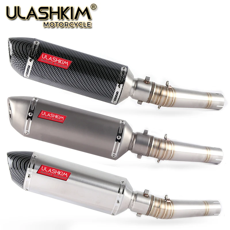 Выхлопная труба глушителя из углеродного волокна для мотоцикла Слип-он Escape DB-KILLER