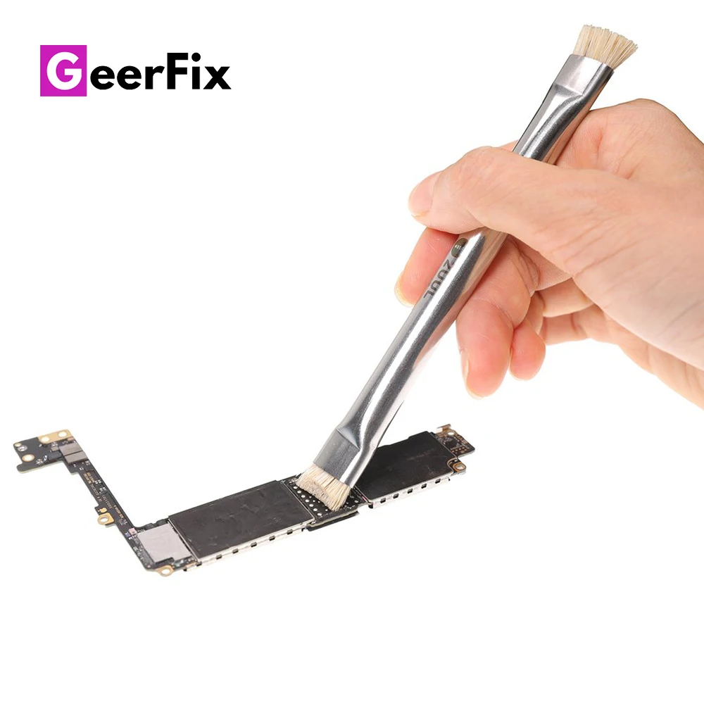 2UUL CL11 Антистатическая щетка с двумя головками для удаления ржавчины материнской