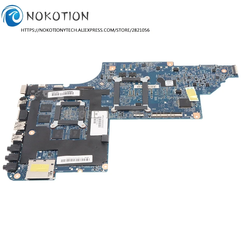 Материнская плата NOKOTION для ноутбука HP PAVILION DV6 DV6-6000 650854-001 665284-001 665281-001 650851-001 разъем