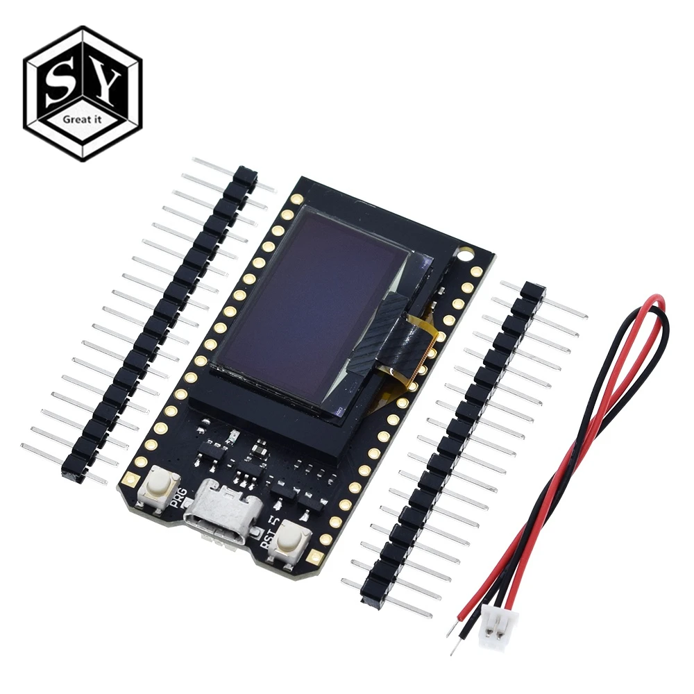 WEMOS ESP32 OLED и для Arduino WiFi модули + Bluetooth двойной ESP 32 32S ESP8266 OLED|Интегральные схемы| |