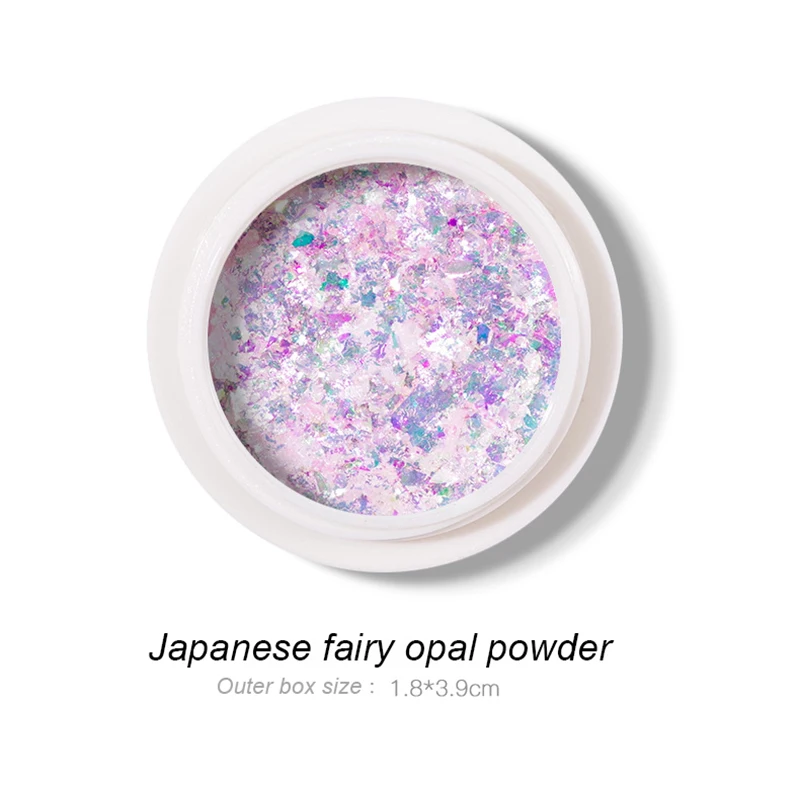 

1PC Holographic Opal Nail Art Glitter Powder Irregular Sequin Flakes Aurora Powder DIY Arcylic Manicure Decorations Nail Sequins