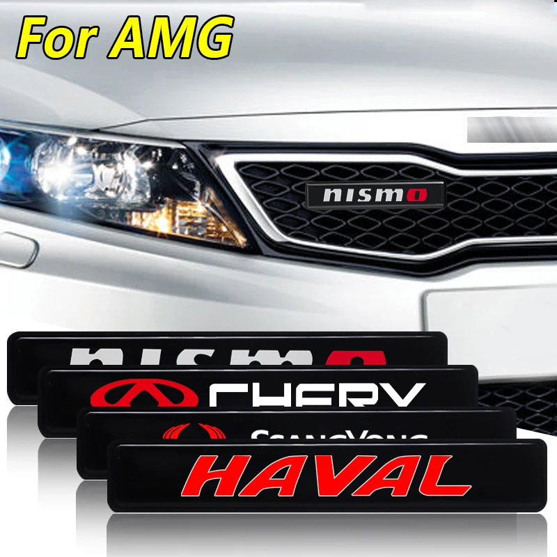 

1pcs Car Front Grille Trim Strips For Mercedess Benzs AMGs W218 W177 V177 W176 W169 CLS GLA GLC GLK X253 CLA ML350 Auto Goods