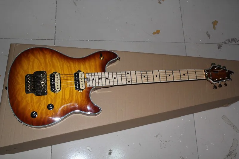 Электрогитара EVH Wolfgang Edward Van Halen цвет заката золотистая фурнитура бесплатная