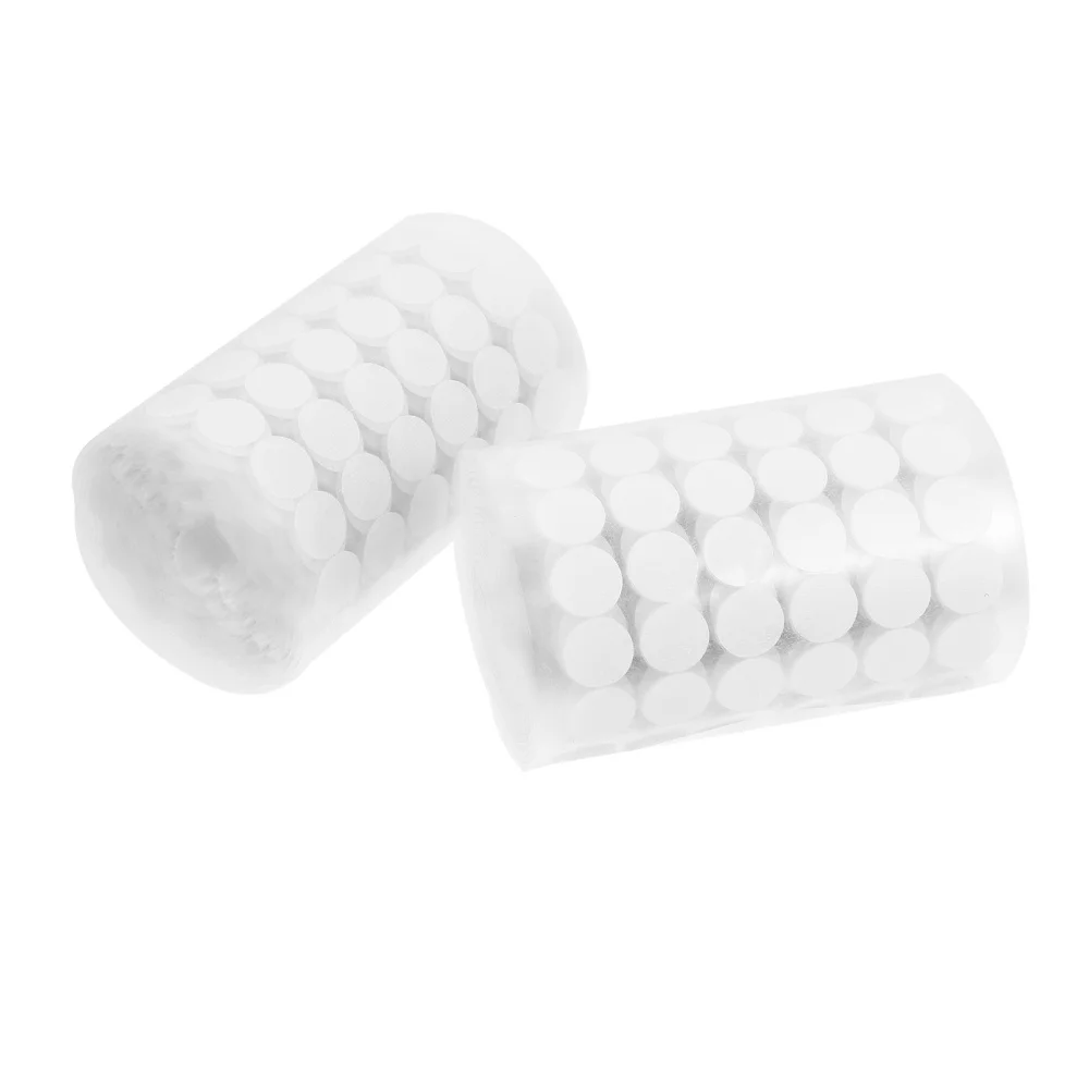 

1000 Pairs Hook and Loop Sticky Glue Coins Tape for Classroom Office Home
