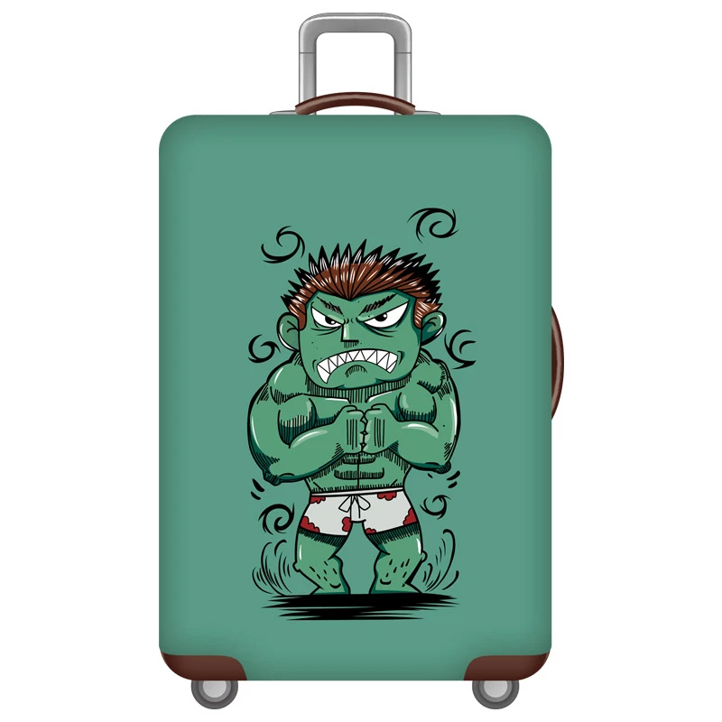 16 Luggage cover SEREQI New style World Map Design Luggage Protective Cover Travel Suitcase Elastic Dust Cover For18 to 32Inch Travel Accessories - Цвет: 16 Luggage cover
