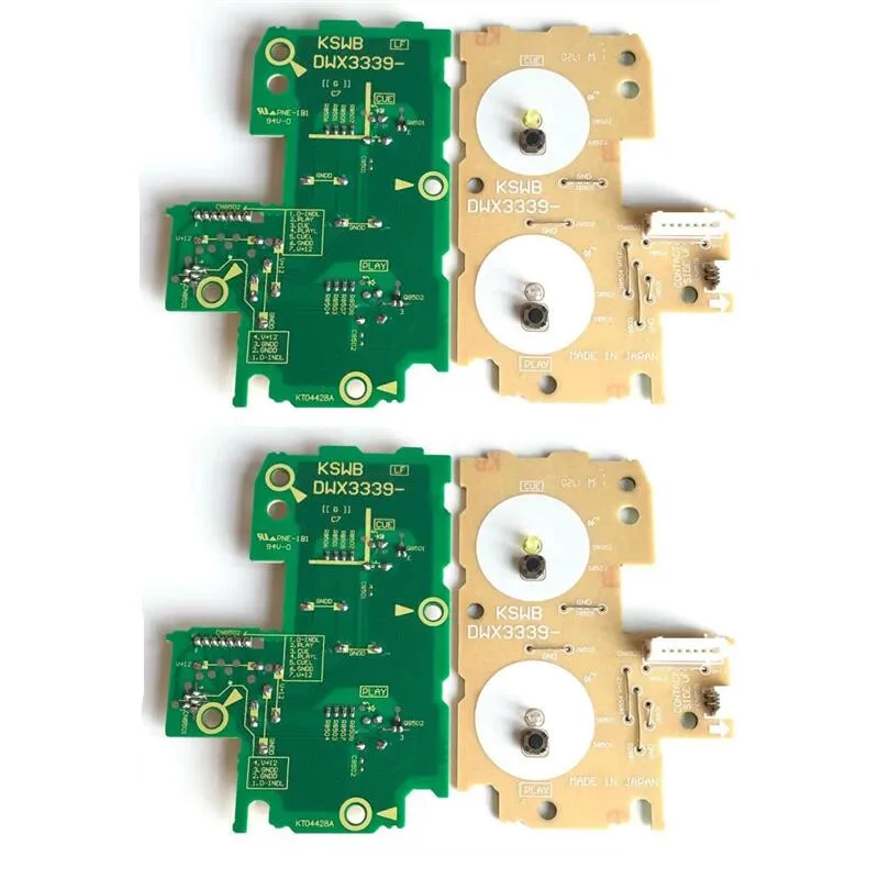 4 шт. CDJ 2000 Nexus - Play Cue печатная плата PCB DWX 3339 DWX3339 желтая версия