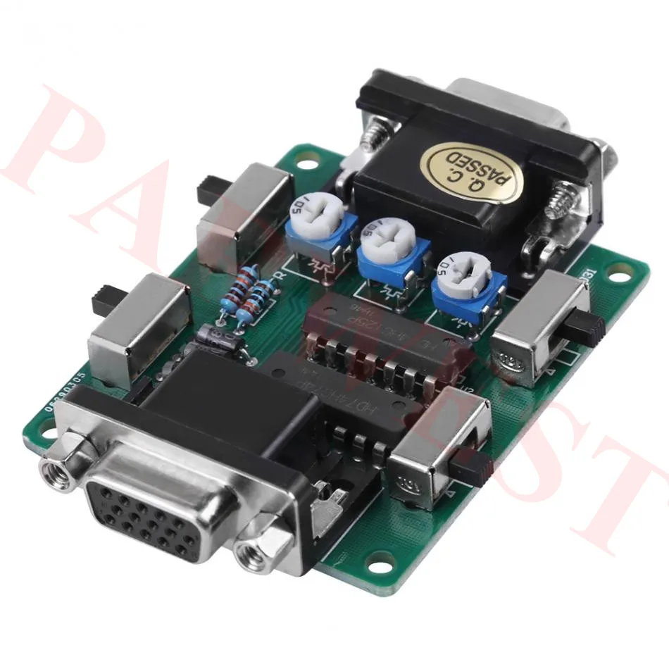 Горячая распродажа сканлайнового генератора Arcade Screen VGA Connection Scan Line Video Effect Power Supply для ретро игроков.