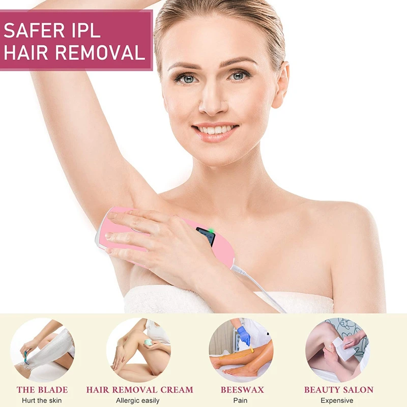 

990000 Flashes Epilator Permanent IPL Photoepilator Hair Removal Machine Painless Electric Epilator EU Plug