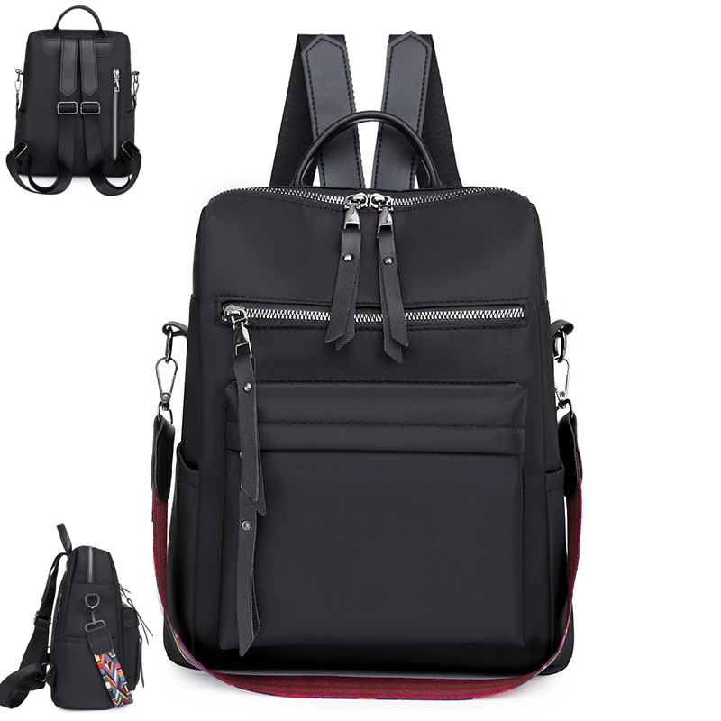 

CFUN YA Women Backpack Oxford Anti-theft Backpacks Large Travel SchoolBag for Teenager Girls Casual Shoulder Bags Bagpack 2022