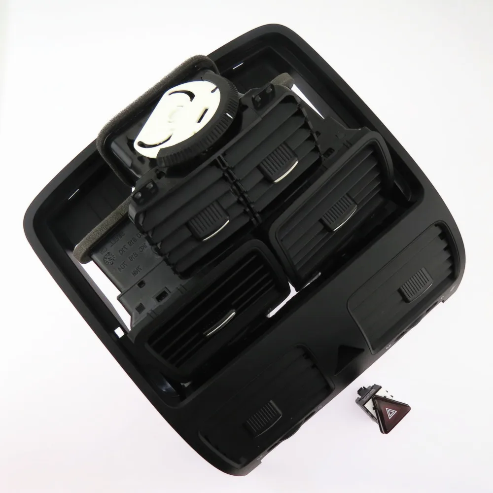 

SCJYRXS Air Conditioning Outlet Vent + Alarm Flash Switch 1KD819728 1KD819203 1K0819703 1K0819704 18G 953 509 For Golf MK5