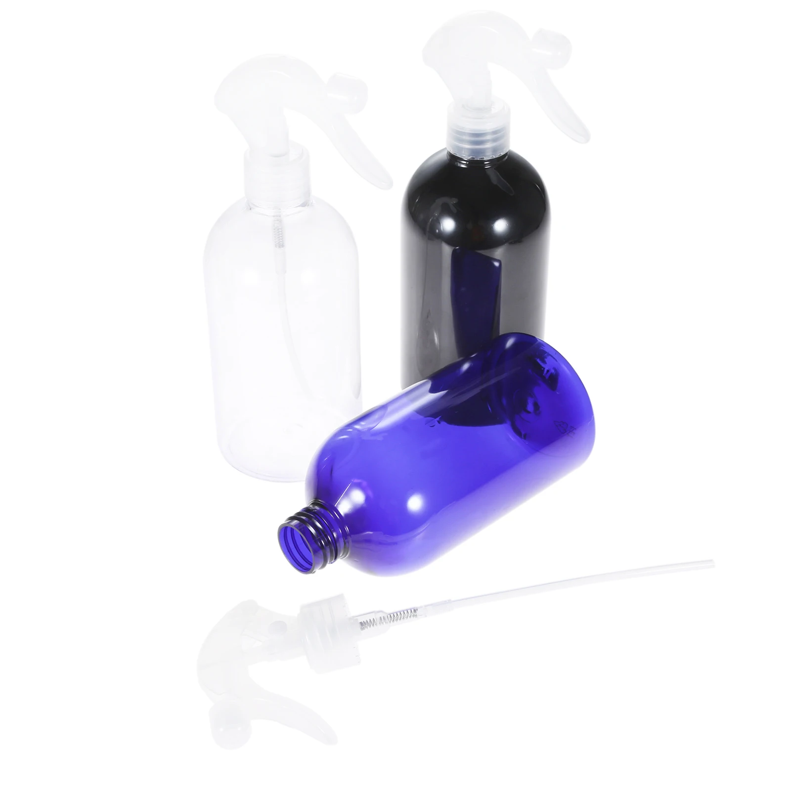 

1pc Spray Plastic Bottle 500ml Transparent/Blue/Black Hand Pressure Kettle Cosmetic Makeup Storage Air freshener Perfume Sprayer
