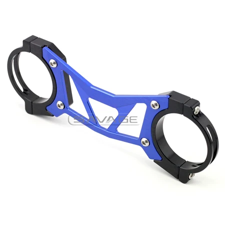 Blue Баланс шок передняя вилка скобка для Bajaj Pulsar 200 NS/AS/RS 200NS 200RS 200AS 2012- аксессуары для мотоциклов ЧПУ Стабилизатор - Цвет: Blue