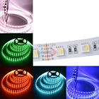 Светодиодная лента 4 цветов в 1, 12 В, 5 м, 60 светодиодный одов, sM, RGBW, RGBWW, RGB белыйтеплый белый, 5050 SMD, гибсветильник IP30, IP65, IP67