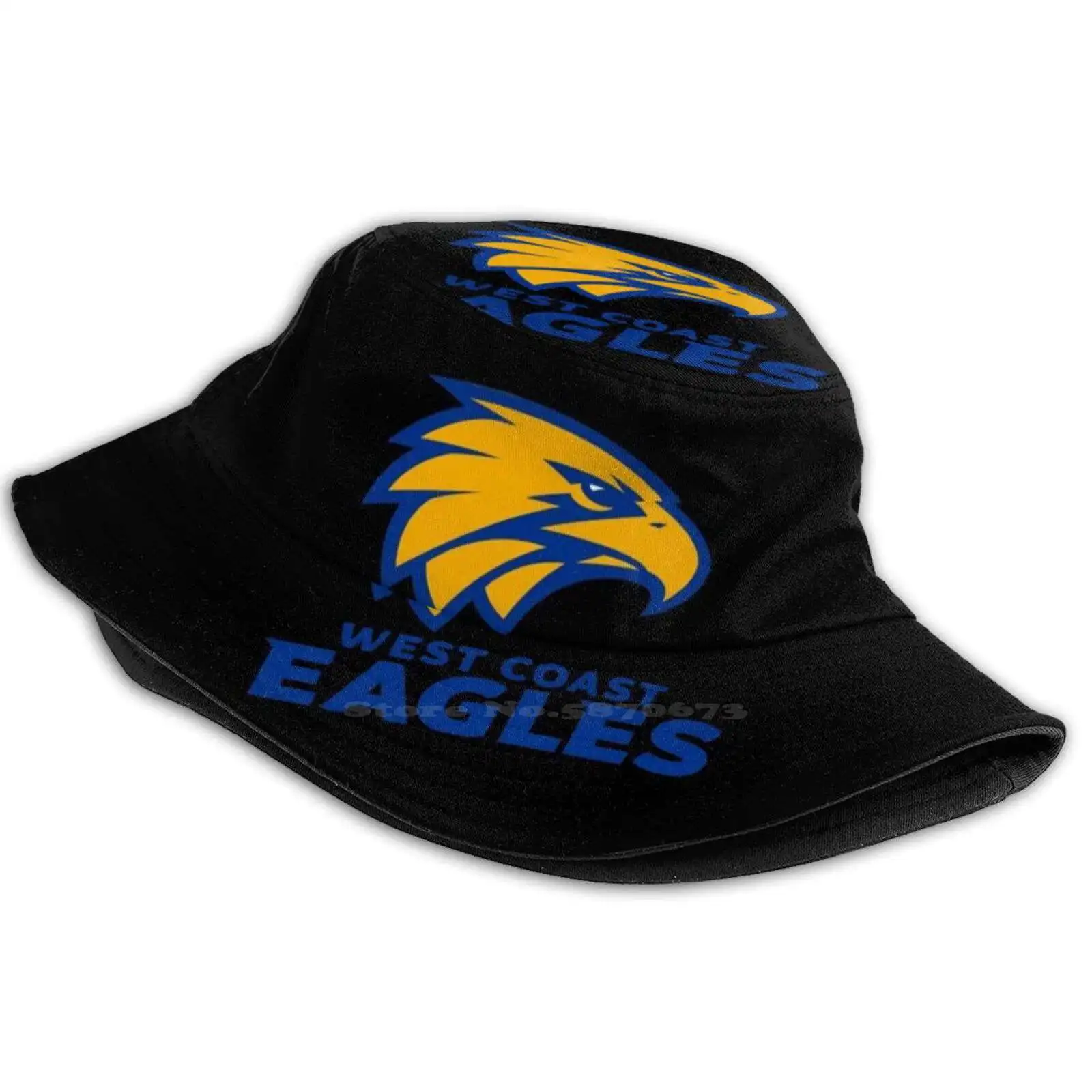 

Шляпа для рыбаков ФК West Coast, Панама, кепки, западное побережье, австралийский футбольный спорт, логотип австралийской футбольной лиги