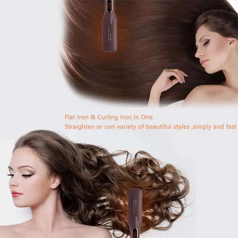 Инфракрасный выпрямитель для волос салонный класс 450F ЖК дисплей