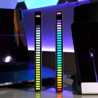 voice activated pickup rhythm strip light 32 led usbrechargeable battery app control music atmosphere ambient lamp for computer