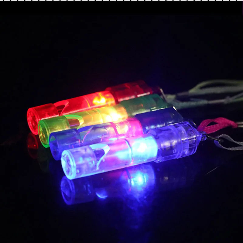 Fashion Limited 50pcs/lot Led Flashing Toys Light-up Whistle Suit For Children Or Adults Party Festival Decoration Supplies | Дом и сад