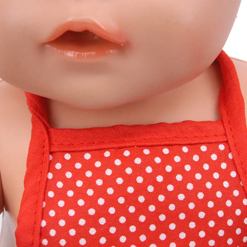 Фартук шеф повара Повседневная Одежда для кукол 18 дюймов американский и 43