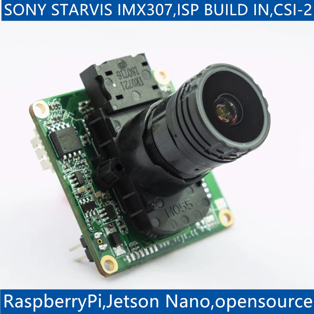 CS-MIPI-IMX307  for Raspberry Pi and Jetson Nano XavierNX,i.MX8m Maaxboard, IMX307 MIPI CSI-2 2MP Star Light ISP Camera Module