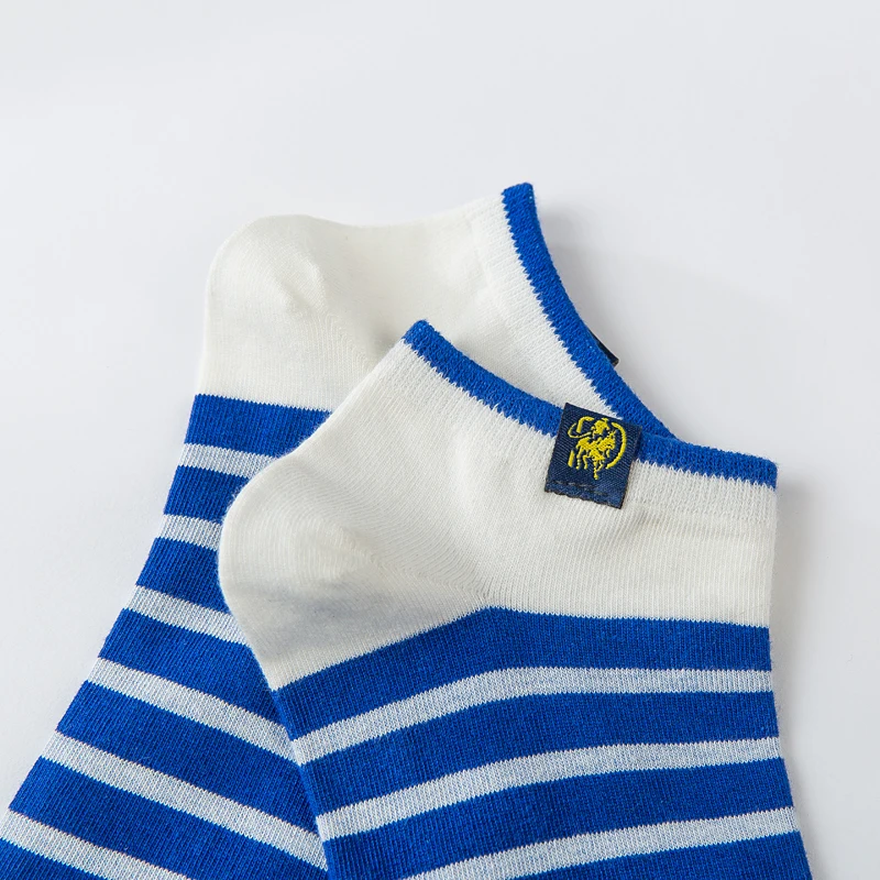 5 пар мужские хлопковые нескользящие носки в полоску|casual socks|socks wholesalewholesale socks |