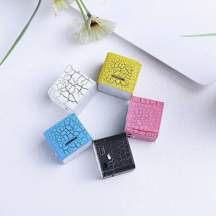 Портативный светодиодный мини Bluetooth беспроводной динамик TF стерео MP3 USB плеер 5