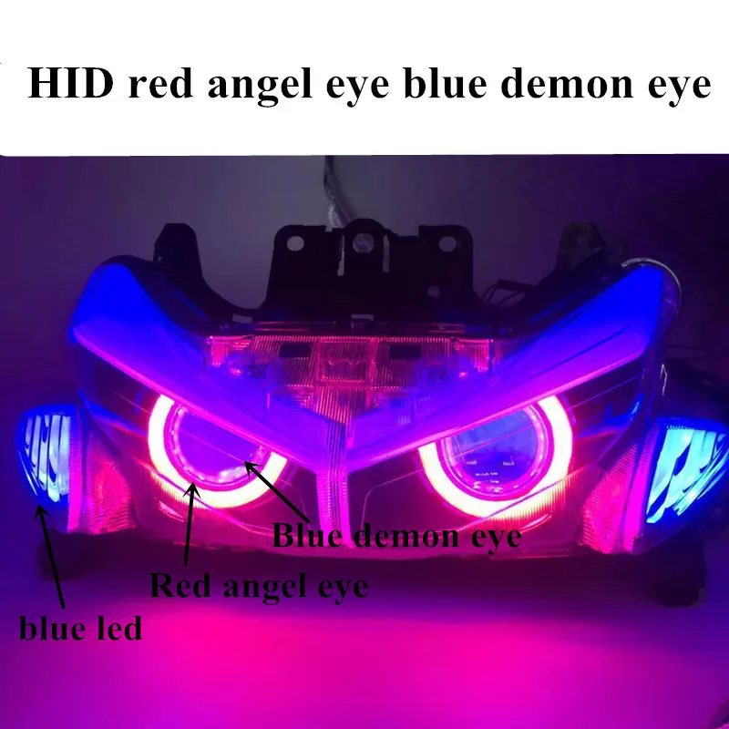Модифицированный мотоцикл NVX155 aerox155 NVX фары головного света лампы HID светодиодные
