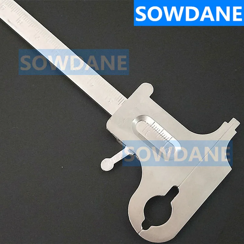 Линейка Стоматологическая Ортодонтическая вертикальная измерительная линейка