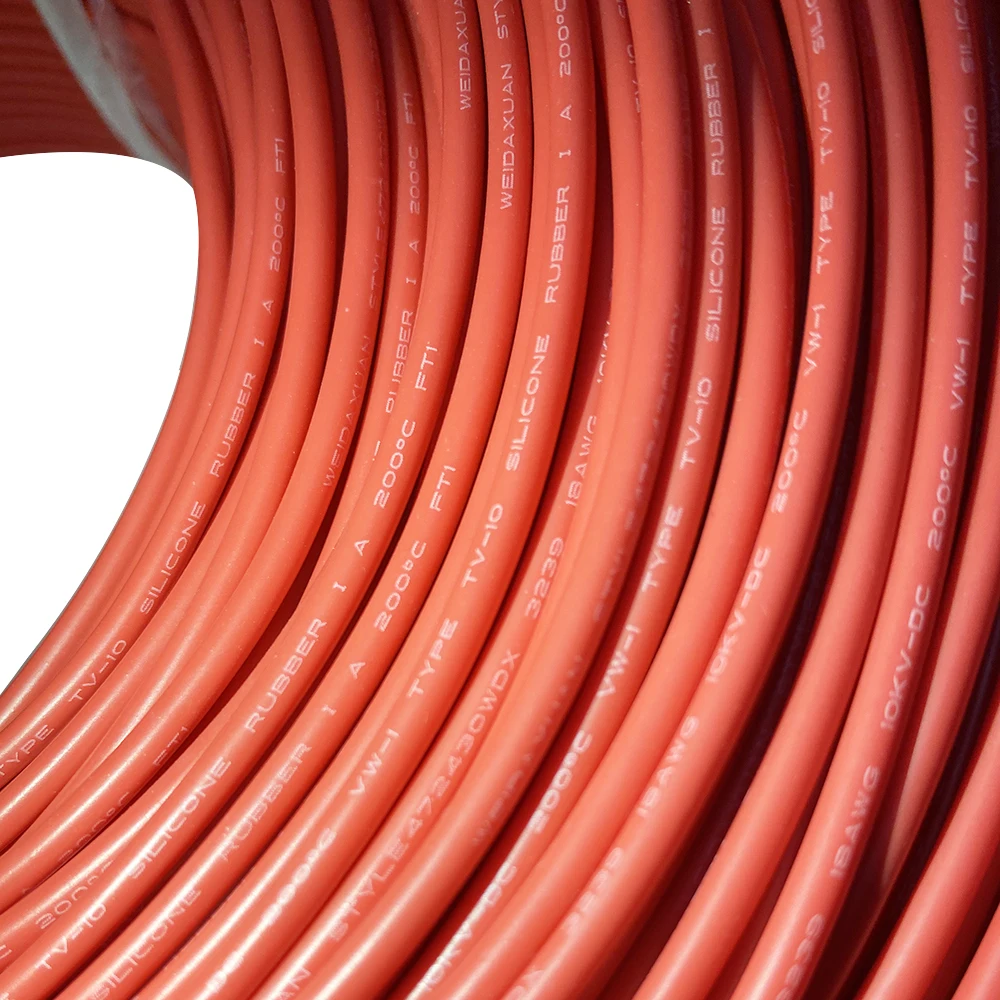 Мягкий силиконовый высоковольтный провод 18awg 20awg 22awg DC устойчивый к высоким