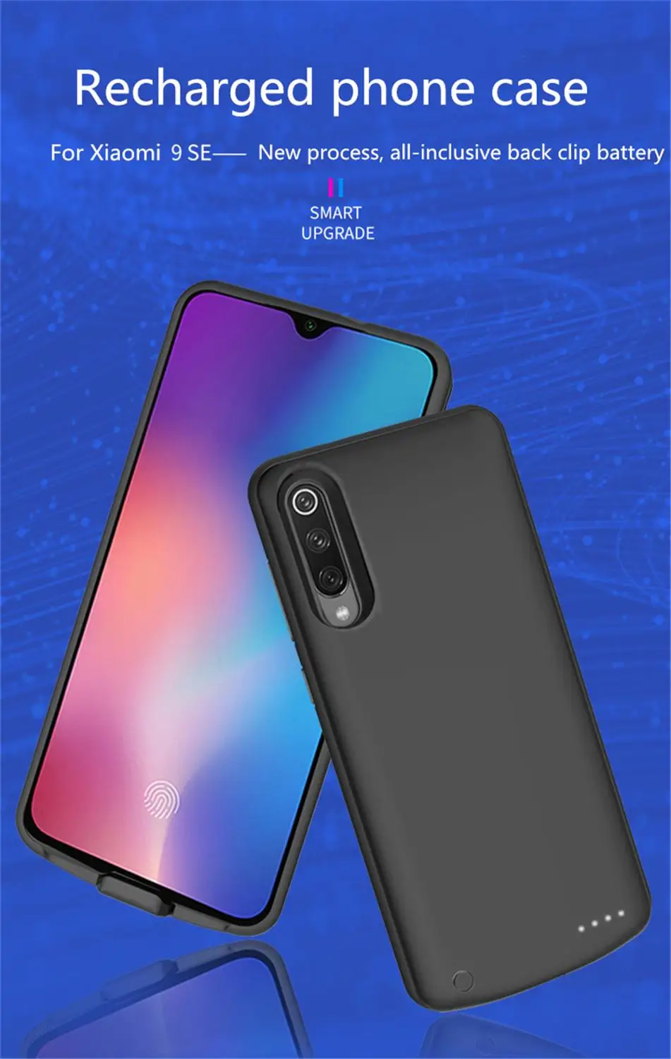 6500mah ultra thin power bank charging cover for xiaomi mi 9 se battery case external battery case charge for xiaomi mi9 free global shipping