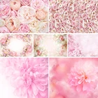 Mehofond розовый цветочный фон для фотографии весенний цветок Свадебная вечеринка по случаю рождения ребенка фон с изображением кремово-фотосессия Фотостудия