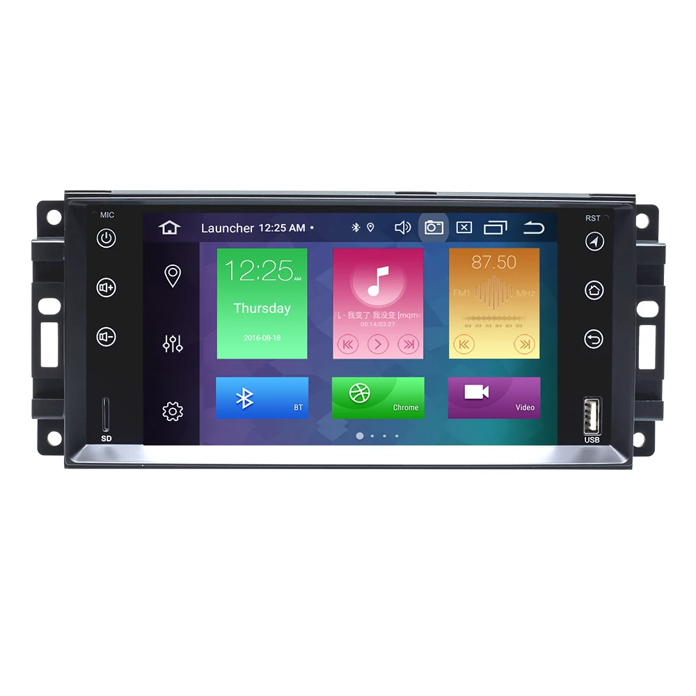 1 Din Android 10Car Multimedia For Jeep Grand Cherokee Chrysler 300C Compass Patriot Dodge SebringGPS Navigation Radio Stereo4GB |